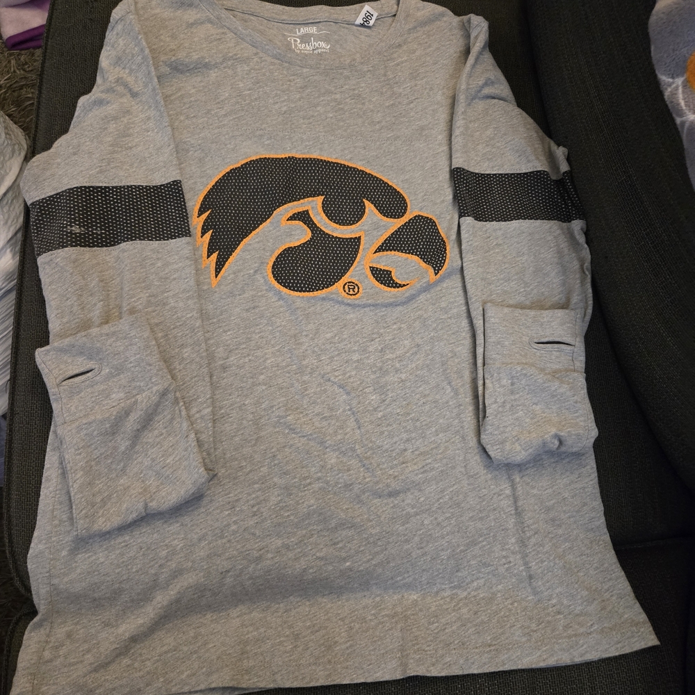 Pressbox Heather Gray Long Sleeve Tee